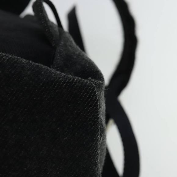 PRADA Backpack Wool Gray Silver Auth bs19226 - Picture 16 of 16